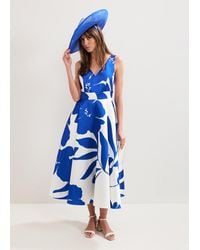 Phase Eight - Delicia Fit And Flare Print Dress - Lyst