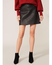 Phase Eight - 's Nadine Faux Leather Skirt - Lyst