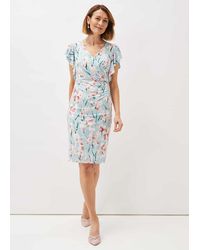 Phase Eight - Jessie Watercolour Floral Jersey Dress - Lyst