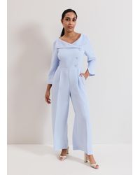 Phase Eight - Petite Sienna Tux Jumpsuit - Lyst
