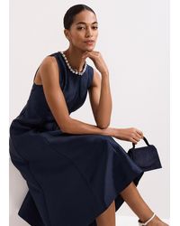 Phase Eight - Judy Satin Twill Jewelled Dress - Lyst