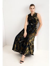 Phase Eight - Carrie Velvet Printed Shift Maxi Dress - Lyst