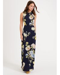 henriette printed maxi dress