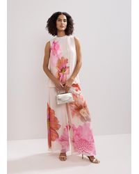 Phase Eight - Ember Pleated Floral Co-Ord Top - Lyst