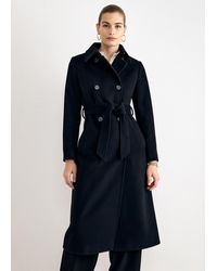 Phase Eight - Patsy Midi Belted Wool Blend Coat - Lyst
