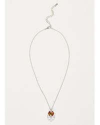 Phase Eight - Gem Stone Chain Pendant Necklace - Lyst