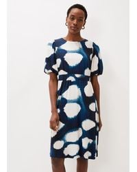 Phase Eight - 's Kaitlyn Abstract Spot Print Dress - Lyst
