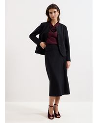 Phase Eight - Phoebe Ponte Midi Skirt - Lyst