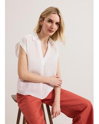 Phase Eight - Chrissy Short Sleeve Blouse - Lyst