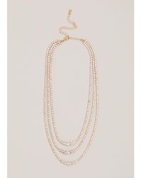 Phase Eight - Sparkle Triple Layer Necklace - Lyst