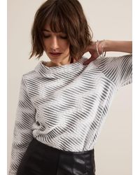 Phase Eight - Rena Textured Top - Lyst