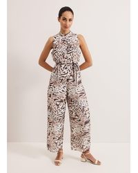 Phase Eight - Lorainne Leopard Jumpsuit - Lyst