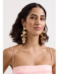 Phase Eight - Statement Petal Drop Earrings - Lyst