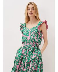 Phase Eight - Cleona Printed Dobby Co-Ord Top - Lyst