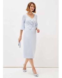 Phase Eight - Layla Bow Detail Fitted Dress - Lyst