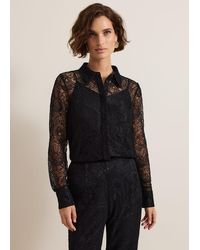 Phase Eight - Livana Lace Shirt - Lyst
