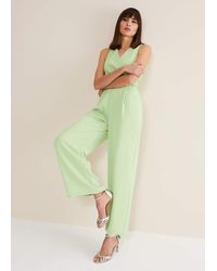 Phase Eight - 's Lissia Green Wide Leg Jumpsuit - Lyst