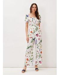 Phase Eight - Zaylah Shirred Waist Jumpsuit - Lyst