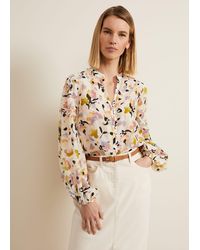 Phase Eight - 's Maddie Watercolour Silk Blend Blouse - Lyst