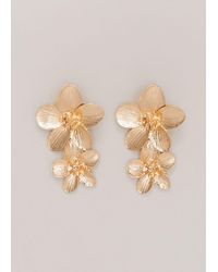 Phase Eight - Large Flower Drop Earrings - Lyst