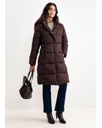 Phase Eight - Yasmine Fur Collar Midi Puffer Coat - Lyst