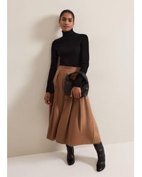 Phase Eight - Trinity Pleated Skirt - Lyst