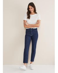 Phase Eight - 's Petra Heart Straight Leg Jeans - Lyst