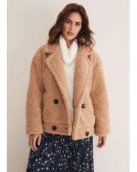 Phase Eight - Kelsey Short Teddy Coat - Lyst