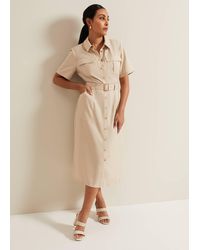 Phase Eight - Petite Willow Utility Midi Dress - Lyst