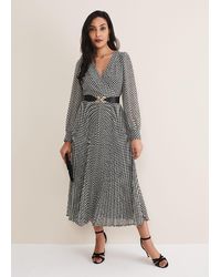 Phase Eight - 's Petite Carmen Checked Midaxi Dress - Lyst