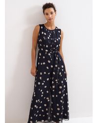 Phase Eight - Maxine Polka Dot Wide Leg Jumpsuit - Lyst