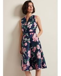 Phase Eight - 's Salina Floral Jacquard Dress - Lyst