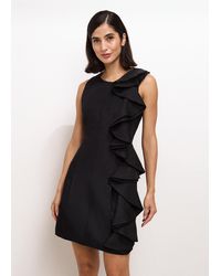 Phase Eight - Lois Ruffle Mini Dress - Lyst