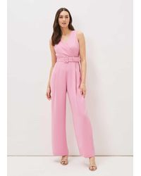 Phase Eight - 's Lissia Pink Wide Leg Jumpsuit - Lyst