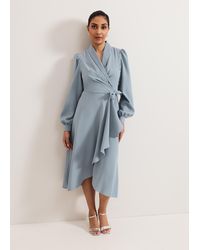 Phase Eight - Petite Phillipa Wrap Midi Dress - Lyst
