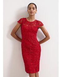 Phase Eight - Emmi Tapework Lace Midi Dress - Lyst