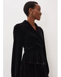 Phase Eight - Florentine Velvet Co-Ord Top - Lyst