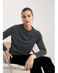 Phase Eight - Frosty Sequin Embellished Cowl Neck Top - Lyst