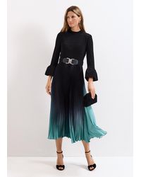 Phase Eight - Meloni Ombre Pleat Skirt Dress - Lyst