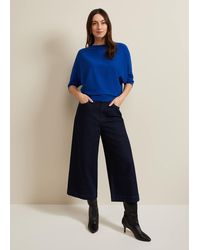 Phase Eight - Leyla Denim Culotte - Lyst