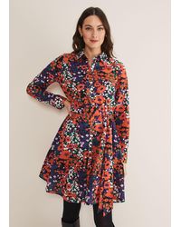Phase Eight - 's Kerri Cotton Floral Mini Dress - Lyst