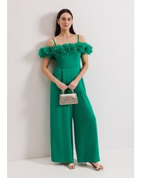 Phase Eight - Imogen Corsage Off The Shoulder Jumpsuit - Lyst