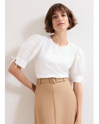 Phase Eight - Luella Woven Sleeve Top - Lyst