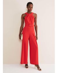 Phase Eight - Orla Twist Neck Jumpsuit - Lyst