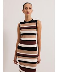 Phase Eight - Louisa Stripe Shell Knit Top - Lyst
