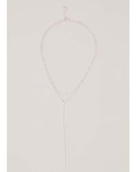 Phase Eight - Sparkle Dangle Lariat Necklace - Lyst