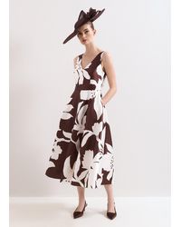 Phase Eight - Delicia Midi Dress - Lyst
