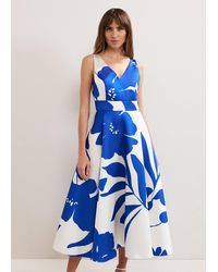 Phase Eight - Delicia Fit And Flare Print Dress - Lyst