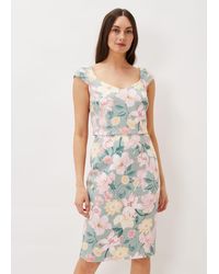 Phase Eight - Jessia Floral Scuba Dress - Lyst