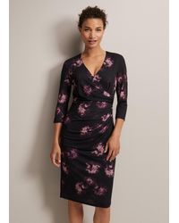 Phase Eight - Nerina Abstract Floral Print Dress - Lyst